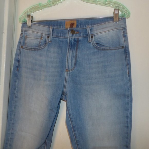 Driftwood Jackie Lace Hem Lighter Wash Jeans Sz 29 - Picture 2 of 8
